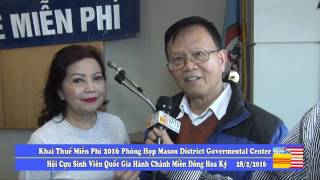  Hội QGHC Miền Đông tổ chức Ngày khai thuế miễn phí 2016 (THVN HTĐ)