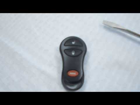 How To Replace Chrysler Town & Country Key Fob Battery 1999 – 2003