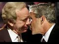 Joe Lieberman Lies About Bush Kiss
