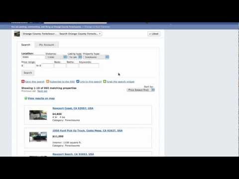 how to locate foreclosed properties