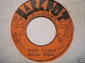 Delroy Wilson - Who Cares