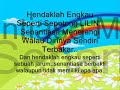 SALAM DAMAI SELALU.. Hidup Ini...