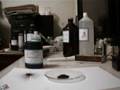 Hypergolic chemical reaction.