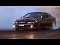 Supercharged VZ Monaro Blue Burnout