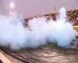 Supercharged VZ Monaro Blue Burnout