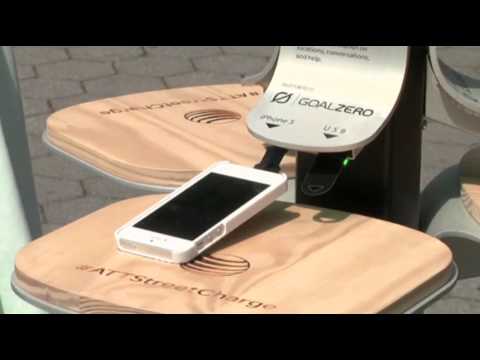 Solar Power Chargers in NYC Parks