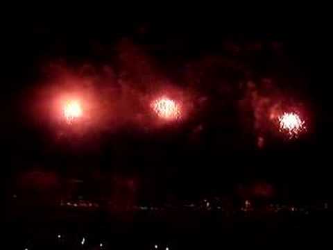 An awesome display of fireworks