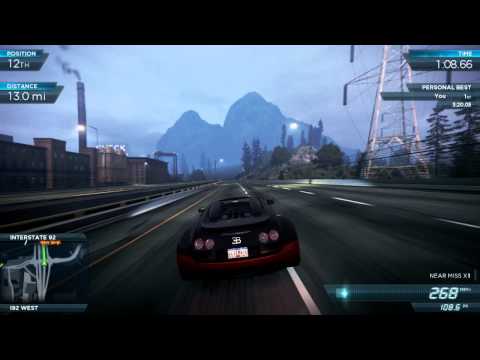 Bugatti Top Speed - Top Speed with Short Gears Pro: 268mph / 431 kmh Top Speed with Long Gears Pro: 280 mph / 451 kmh Need For Speed Most Wanted 2012 (NFS001) Ultimate Speed Pac...