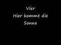 Rammstein Sonne Lyrics (German)
