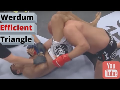 Werdum shows us how efficient his triangle from close guard is.
