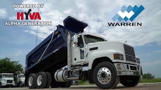 Amerykańska ciężarówka - wywrotka Warren z hydrauliką HYVA