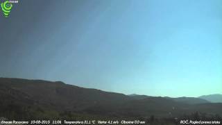 Roč, Pogled prema istoku 10-08-2015 Day HD TimeLapse