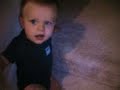 Brayden climbing the stairs