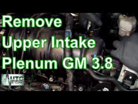 How To Remove the Upper Intake Manifold (Plenum) GM 3.8 V6