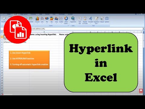 how to create hyperlink in excel