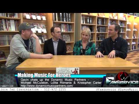 music partners - Gavin gets to chat music with the composers of some of the best super hero cartoon soundtracks out there - The Dynamic Music Partners! Meet Michael McCuistio...
