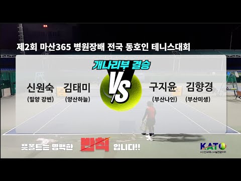 [제2회 마산365 병원장배 전국 동호인 테니스대회 결…