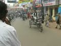 India, Uttar Pradesh, Varanasi, On rickshaw, near the  Ghats