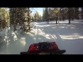 1st test with mattracks XT UR on atv.