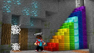 КУДА ВЕДЁТ ЭТА РАДУЖНАЯ ЛЕСТНИЦА В МАЙНКРАФТ 100% ТРОЛЛИНГ ЛОВУШКА MINECRAFT КОМПОТ