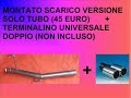 Peugeot 206 HDI exhaust scarico terminale