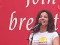 fran drescher tells a joke at the la revlon run/walk for women