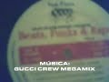 m�sica: gucci crew megamix
compositor: grandmaster raphael
lp: beats, funks & raps vol.2
gravadora: vinil press
ano: 1994

lp de 33 rpm
tocado num toca discos gradiente b-25 

obs: um medley criado por grandmaster raphael, que resume em uma faixa, todos os sucessos de gucci crew ii.
