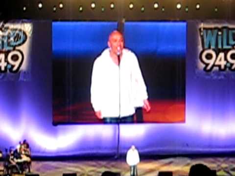 JO KOY singing at Wild 94.9 COMEDY JAM  (Shoreline 7/31/10)