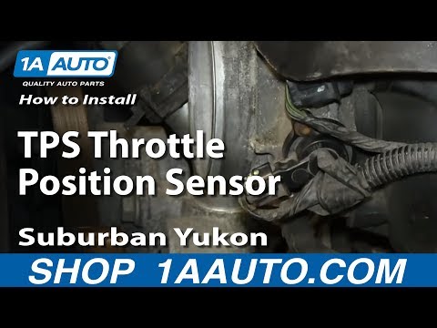 How To Install Replace TPS Throttle Position Sensor GM 5.3L Suburban Yukon