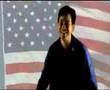 John is cheering for U. S. A.