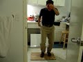 I was at a friend's place and he made a recording of me doing my own tap dancing.  Most of the friends think it is  hilarious.  Hope you do too.