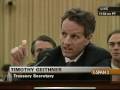 Secretary Geithner is questioned about out of control spending