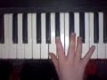 Simple Right Hand of Chasing Cars on Keyboard