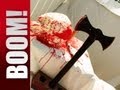 SOG double headed battle axe test! How to kill a zombie? SOG knives.