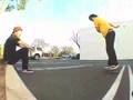 John Lucero of Black Label skating the parking lot