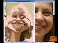 Caricatura por fotografia no Photoshop Cs3
