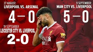 Alex Oxlade Chamberlain WOEFUL Highlight Against Leicester City