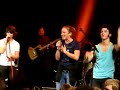 Jonas brothers bring fan up to stage to sing with them