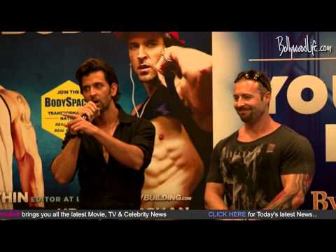 hrithik - Hrithik Roshan At the Launch of Kris Gethin By http://www.bollywoodlife.com Hrithik Roshan At the Launch of Kris Gethin Bodybuilding Book Launch. Roshan met ...