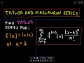 Taylor and Maclaurin Series - Example 2