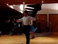 Gustavito and Ayelen dancing a candombe. This is a choreography created by them.