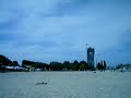 widok plaży gdyńskiej - centrum