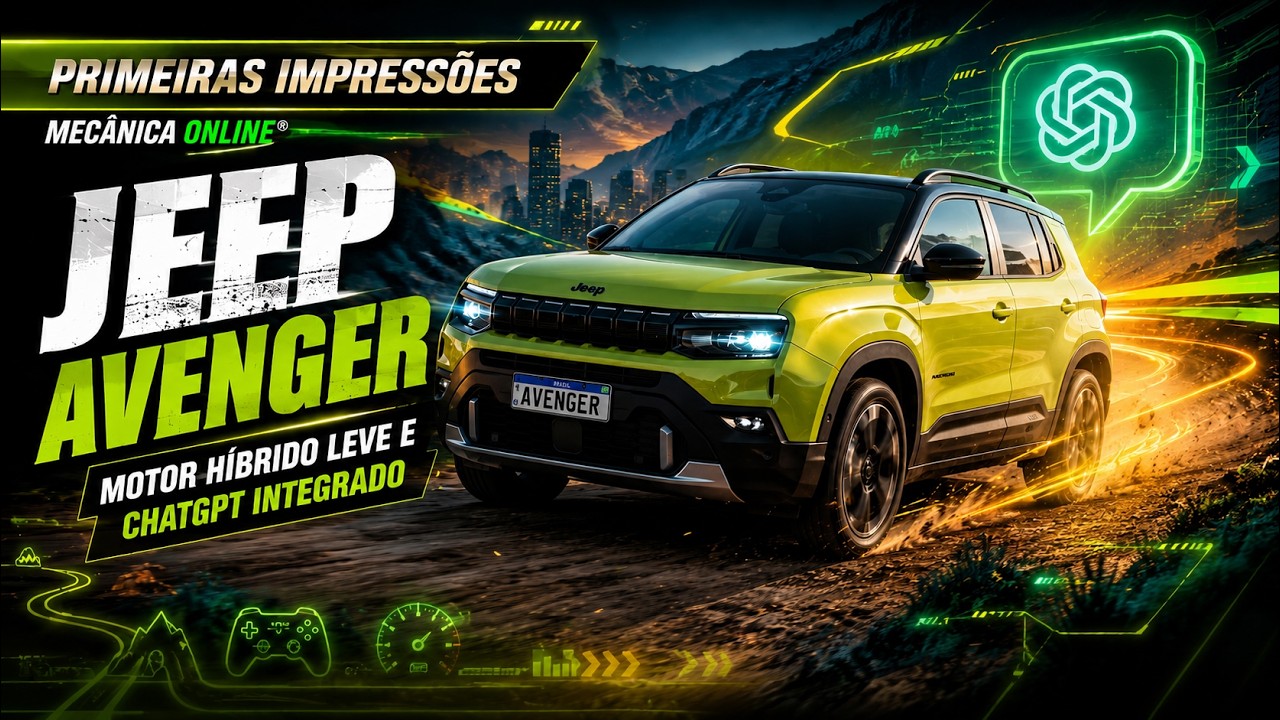 Primeiras impressões: Jeep Avenger com motor MHEV, ChatGPT e preço a partir de R$ 114.990