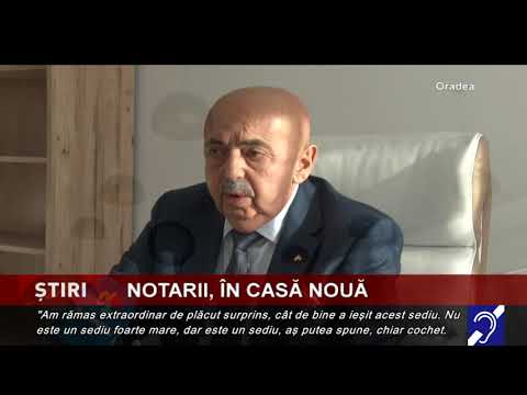 Notarii, în casă nouă