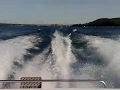 EMANUELE CARIOTI SUL MOTOSCAFO CRANCHI NEL LAGO DI BOLSENA 2