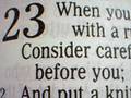 PROVERBS 23 (the 23rd day of the month)