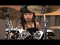 Lady Gaga - Poker Face drum cover by 7 years old girl drummer