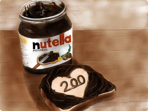 how to draw nutella