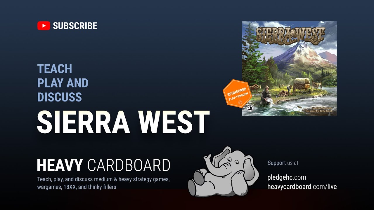 Sierra West 3p Teaching & Play-through by Heavy Cardboard