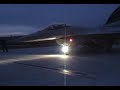 Polish F-16 at night